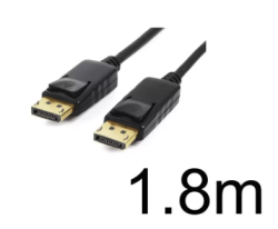 DisplayPort ケーブル 1.8m 4K モニター 対応 （3840 x 2160 / 60Hz） DP 1.2