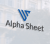 alpha sheet